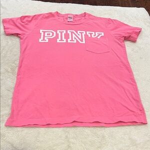 Pink Victoria’s Secret T-shirt short sleeve shirt top medium vintage